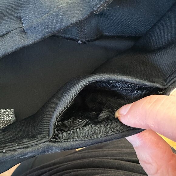 Adidas Mid-Rise Black Running Climacool Aeroready Stretch Pocket Crop Legging SM - Picture 14 of 15